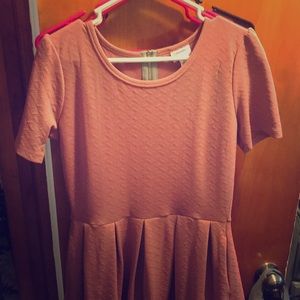 EUC pink/mauve short sleeve dress